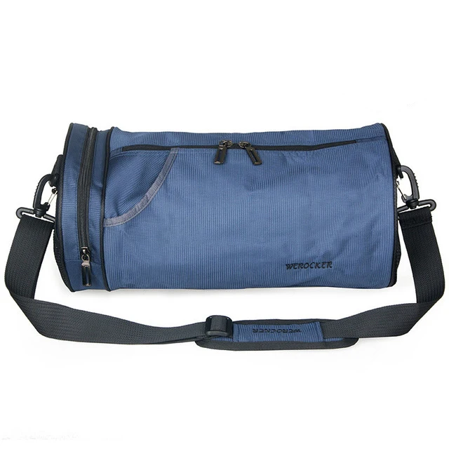 As shown blue small Брендовые мужские баскетбольный спортзал, сумки для тренировок для женщин, фитнес-йога, открытый сухой и влажный разделительный и отдельный для обуви 3 цвета - Цвет: As shown blue small