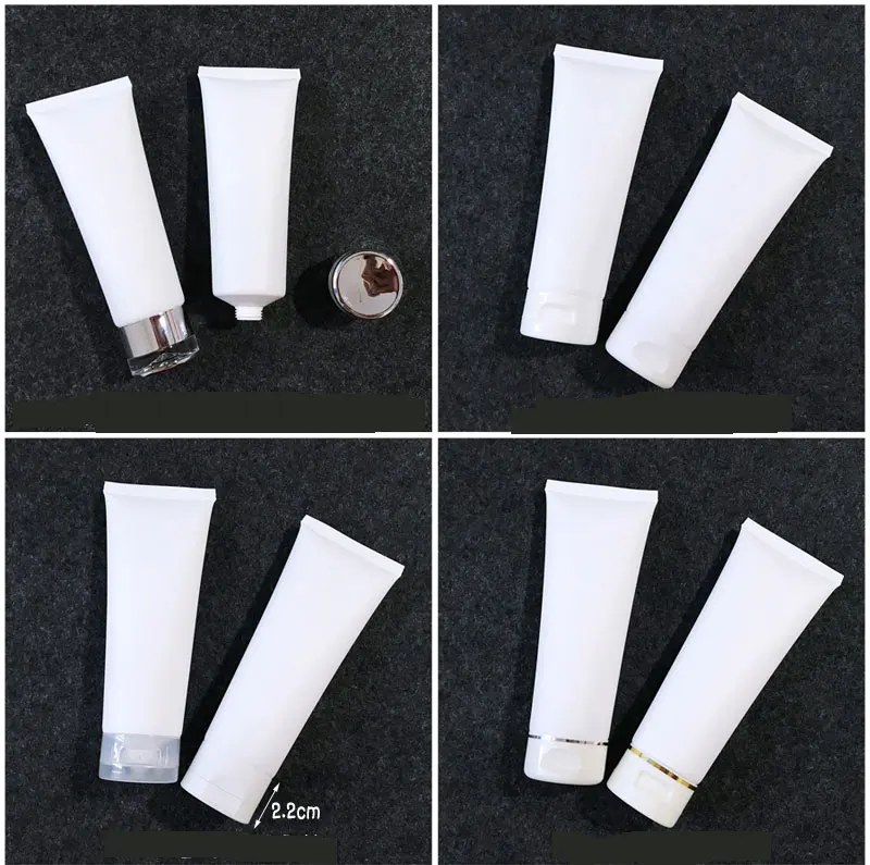 

300x 100g empty frosted white plastic soft tube for cosmetics packaging,100ml sample container bottles ,cream cosmetic container