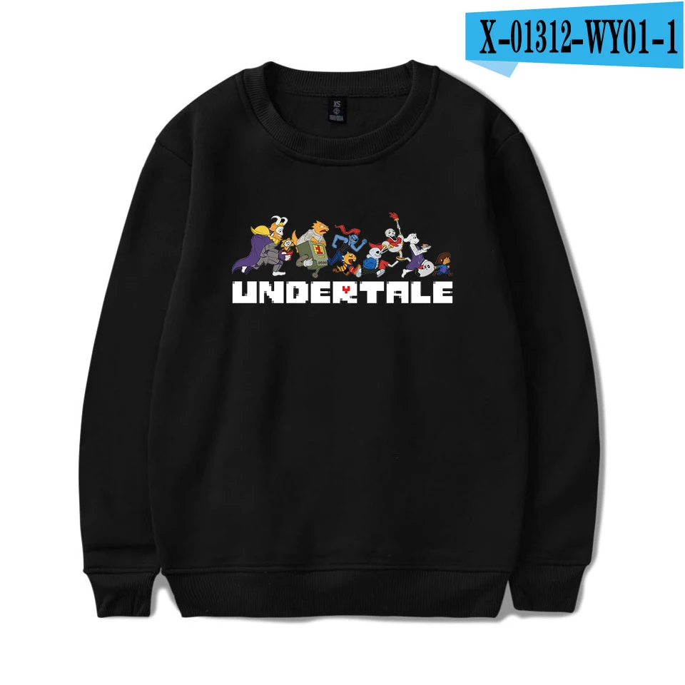 B Толстовки Undertale для мужчин и женщин новая Толстовка с принтом пуловер с капюшоном размера плюс больше d толстовки Undertale - Цвет: B