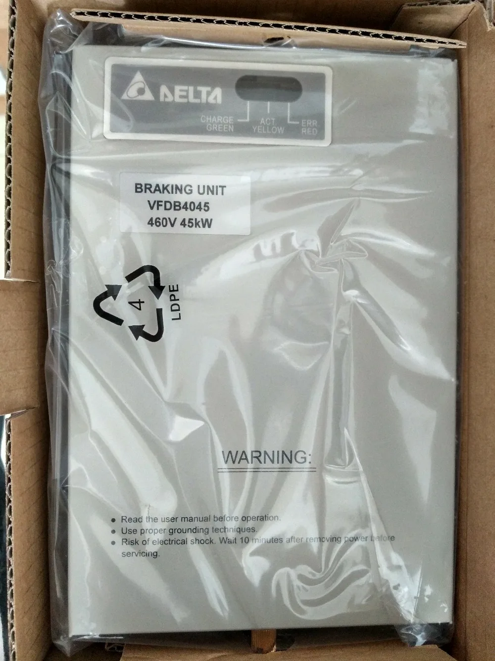 

VFDB4045 braking unit for delta 3phase 380V VFD