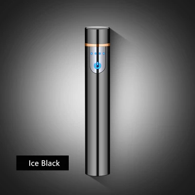 Ice Black Мини светодиодный умный сенсорный USB Электрический светильник er сенсорный индукционный сигаретный светильник er светильник плазменный светильник er гаджеты для мужчин - Цвет: Ice Black