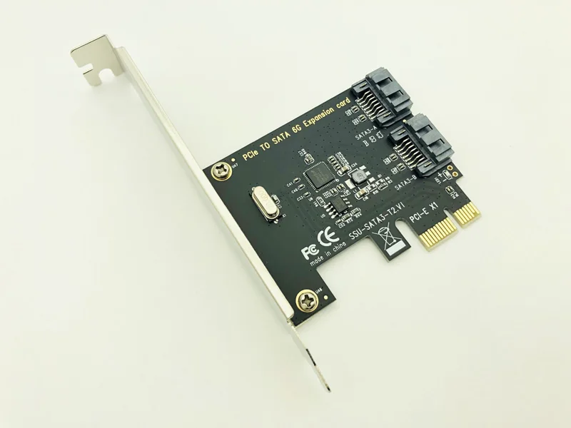 Платы расширения H1111Z PCI-E SATA 1X 4X 8X 16X PCI-E PCI Express to SATA 3,0 с 2 портами SATA III 6 Гбит/с