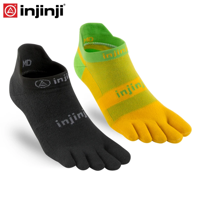 Injinji Toe socks беговые легкие без шоу носки для бега с пятью пальцами мужские