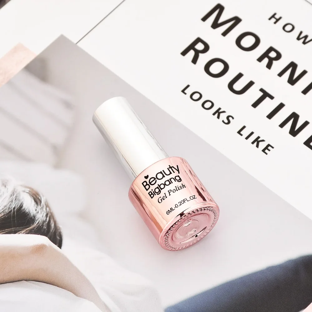 BeautyBigBang 6 мл 36 цветов замачивается сверху гель для ногтей УФ поли гель лак для маникюра эмаль полигель гель лак для верхнего покрытия мате ногтей
