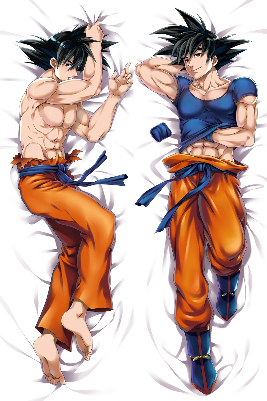 Японского Аниме Драконий жемчуг персонажи мальчик Супер Saiyan Сон Гоку и Вегета отаку Подушка «Dakimakura» обнимающий тело наволочка - Цвет: 511027