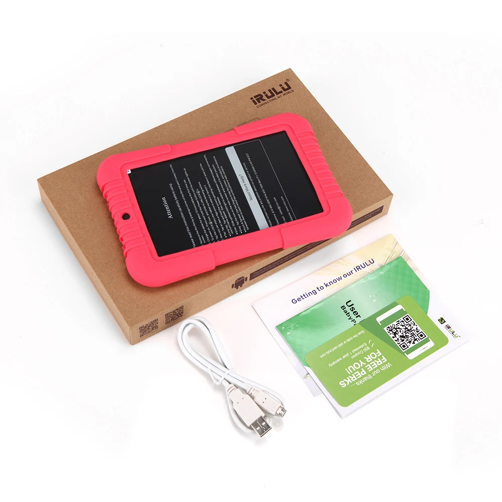 Оригинал Y3 iRULU 7 &quotсиний Babypad 1280*800 IPS Android 5.1 A33 Quad Core Планшетный ПК 1 Г/16 Г для дети