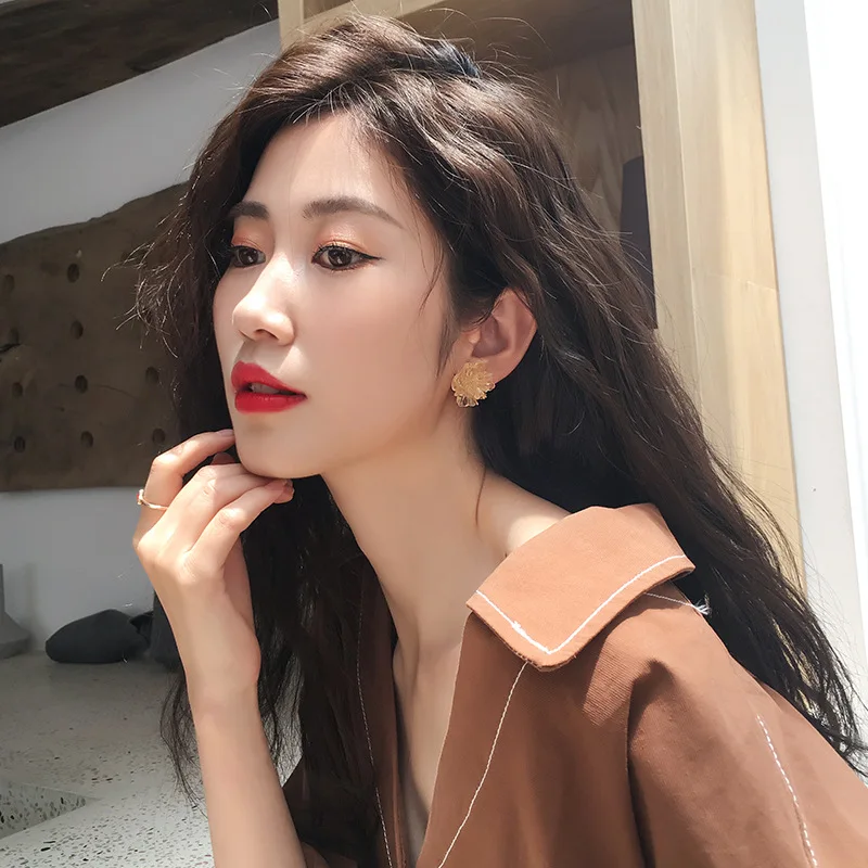 Блестящие сбоку новые модные брендовые ювелирные изделия акриловые цветочные