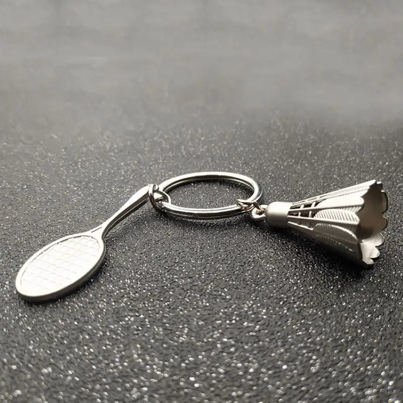 Creative badminton racket keychain Badminton personality Simulation pendant Small gifts YSK041 | Украшения и аксессуары