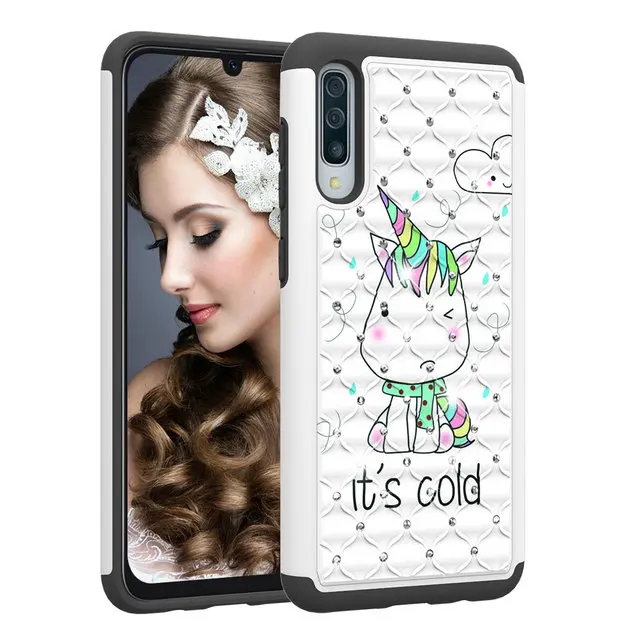 5 Для Coque samsung A50 чехол Galaxy A20 E A202 A205 A 20 50 30 Роскошная Блестящая Глянцевая задняя панель Etui для samsung Galaxy A30 A20 A20E чехол - Цвет: 5