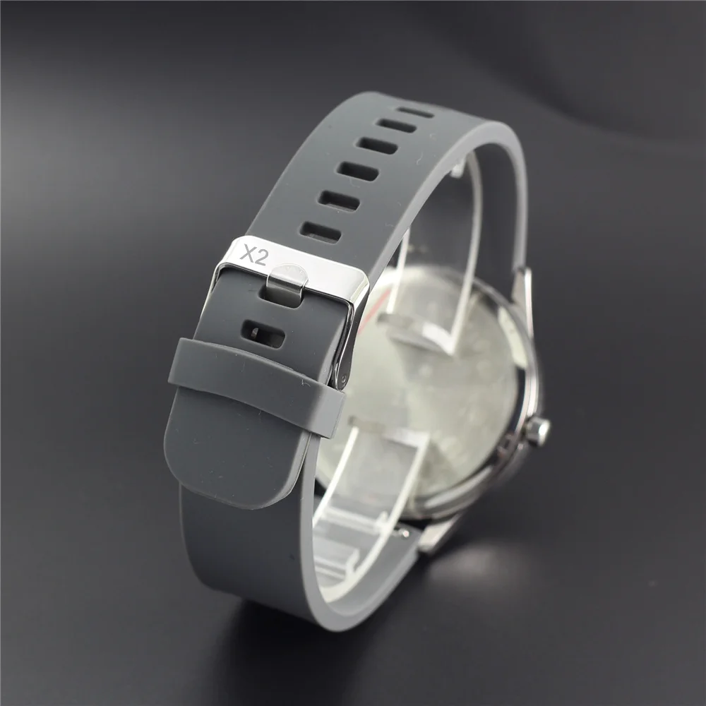 Montre homme люксовый бренд X2 Двенадцатые часы мужские модные повседневные кварцевые часы с резиновым ремешком Мужские часы Новое поступление