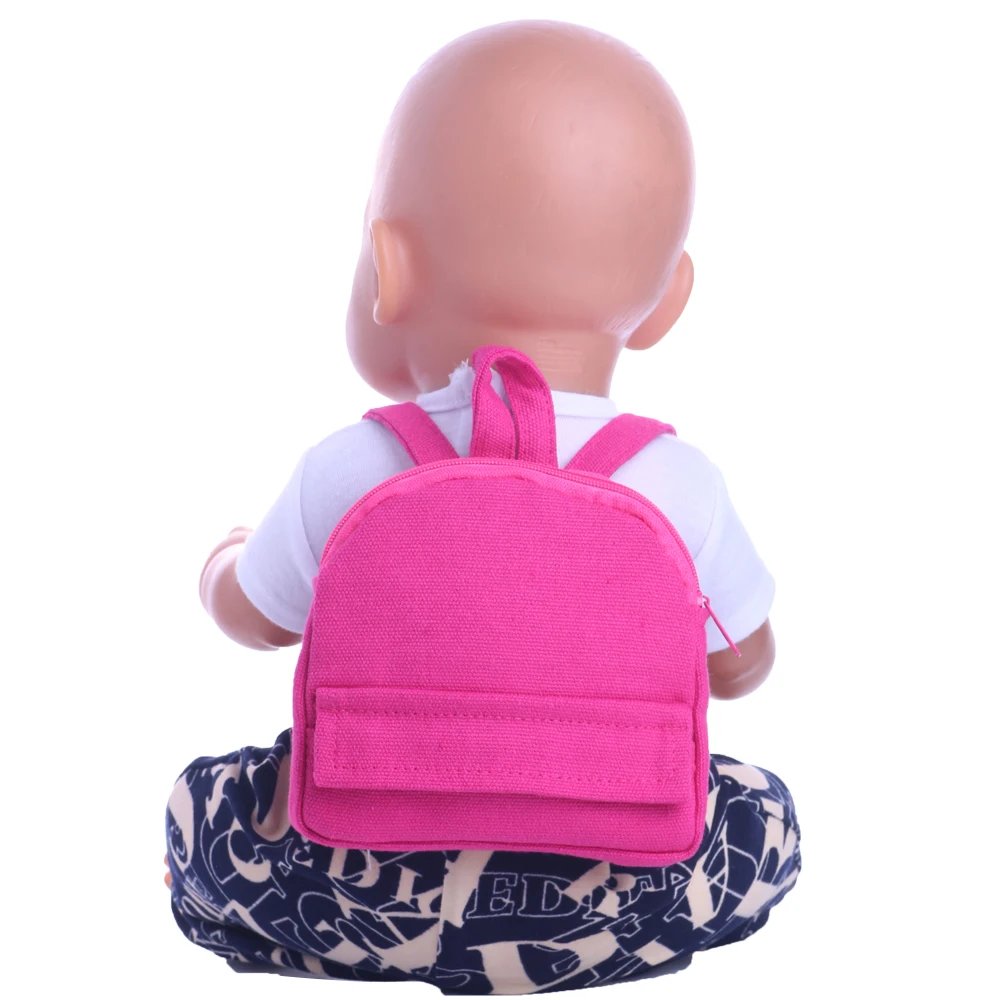 Лидер продаж маленькая школьная сумка LUCKDOLL размер 18 дюймов 43 см аксессуары для