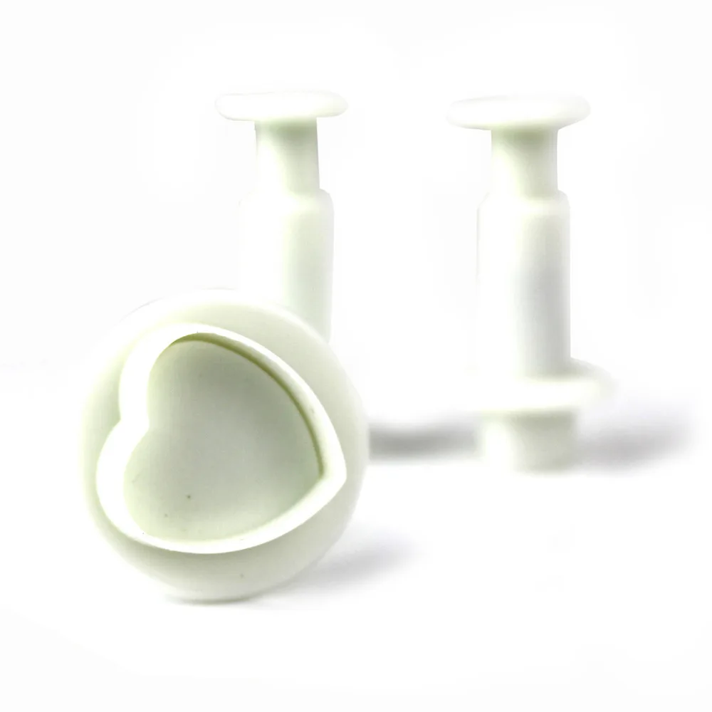 Специальный низкий 1 Набор/3 шт Любовь Сердце Плунжер Резак плесень сахар ремесло