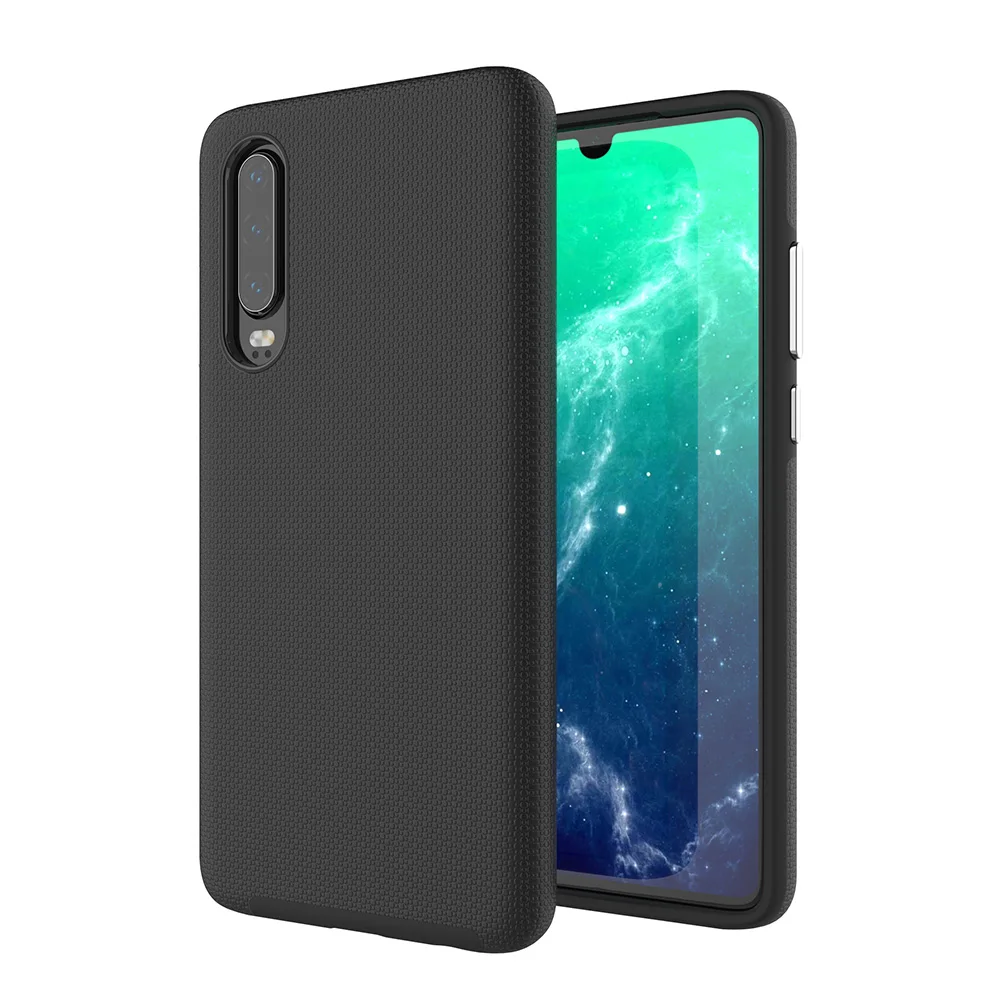 Для huawei P30 Pro Чехол P20 Lite армированный ТПУ+ PC двухслойный противоударный чехол для телефона Nova 4e 3e Силиконовый прочный нескользящий чехол
