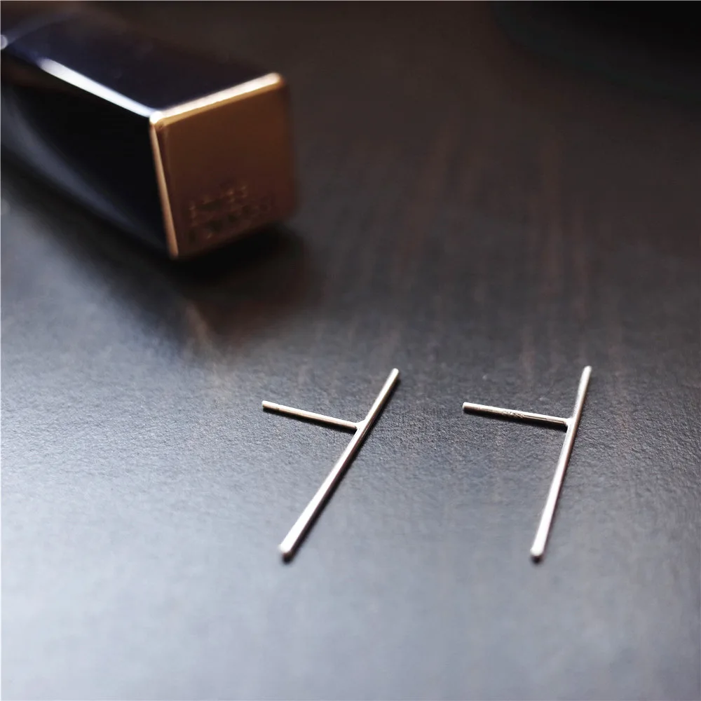 Женские длинные серьги гвоздики Flyleaf ювелирное изделие из стерлингового серебра