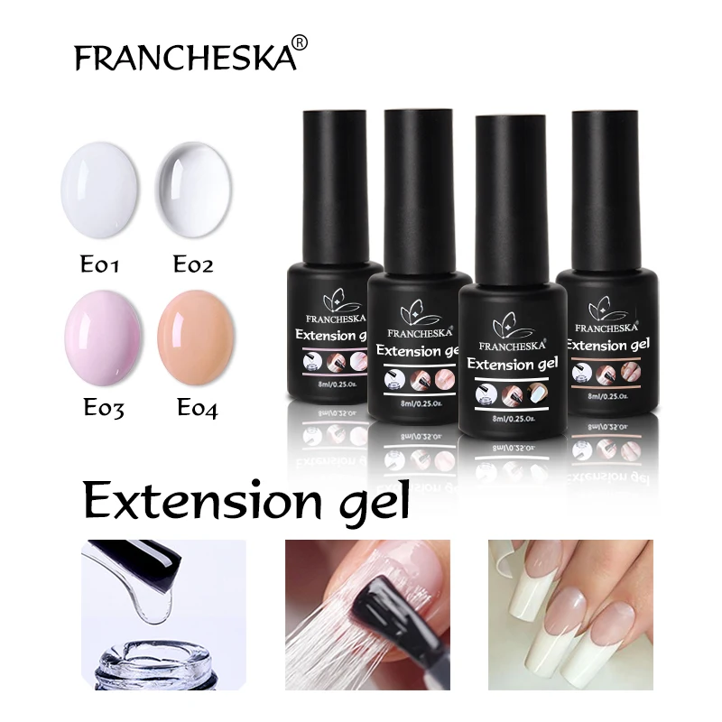 Francheska стекловолокно для ногтей Распродажа Fibernails волокно Стекло для наращивания ногтей Акриловые 50 см 20 см дизайн Маникюр Инструмент набор стекловолокно для ногтей формы для наращивания ногтей гель лак коди