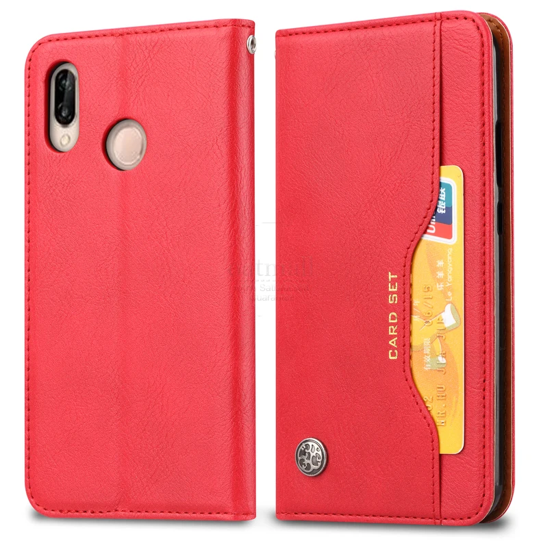Роскошный винтажный замшевый кожаный флип-чехол для huawei P30 Lite, чехол-кошелек с подставкой для карт, магнитный чехол-книжка P30, светильник, Классический чехол