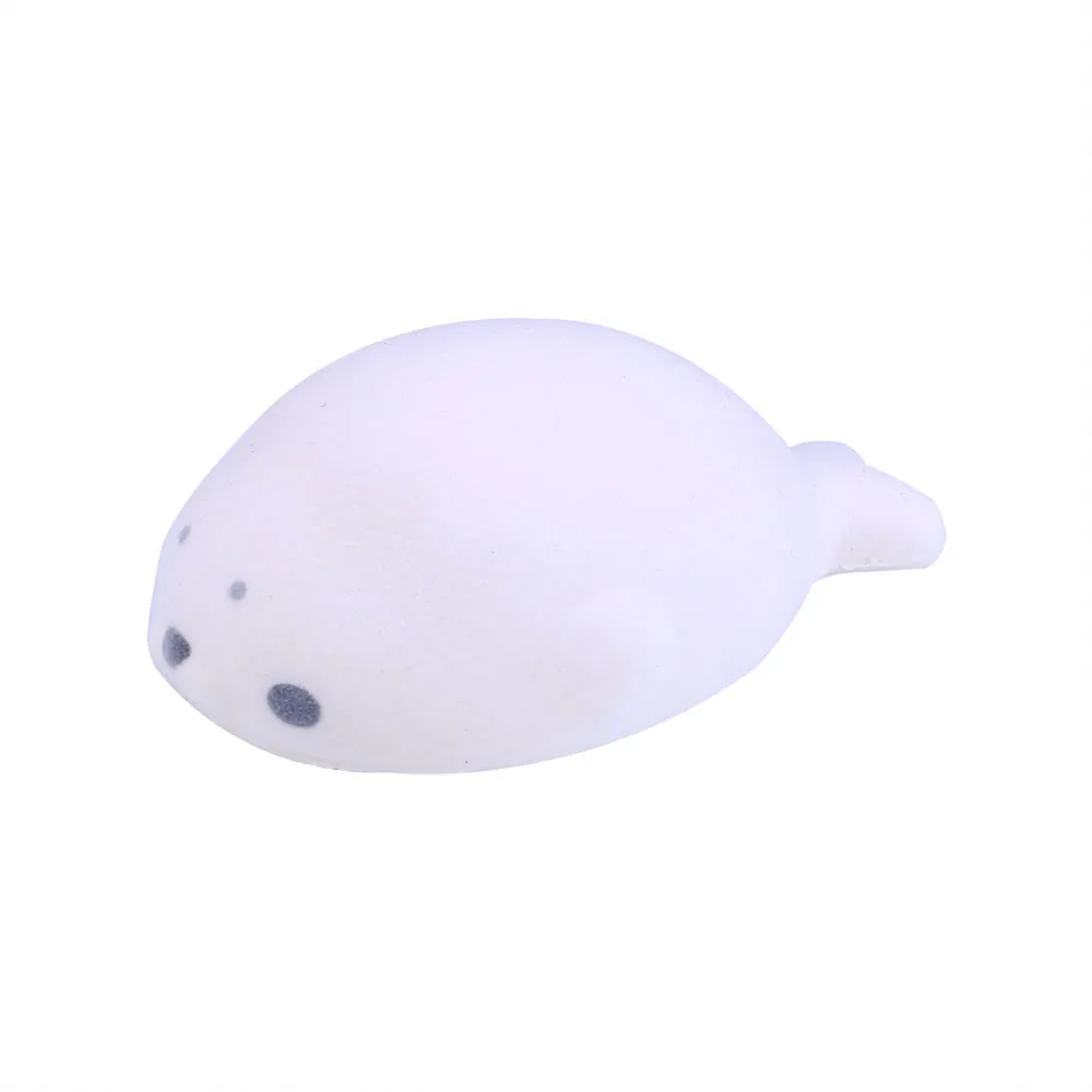 Kawaii Flocking Seal мягкая мини медленно поднимающаяся ароматическая игрушка для снятия