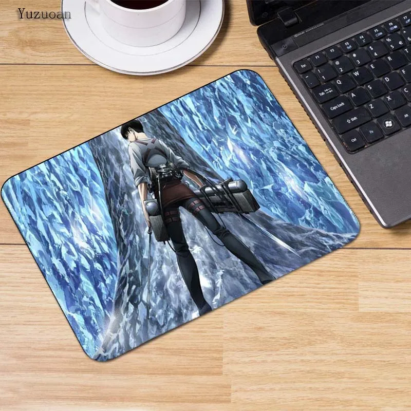 Yuzuoan Make Your Own Amazing MousePad Attack on Titan Soldiers Customized Computer Notebook Beautiful Anime Mouse Table mat | Компьютеры