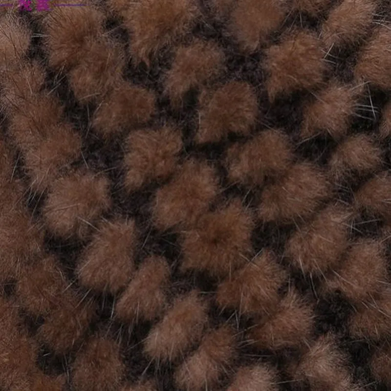 Лидер продаж меховая шапка из натуральной норки для женщин зимняя вязаная меха с