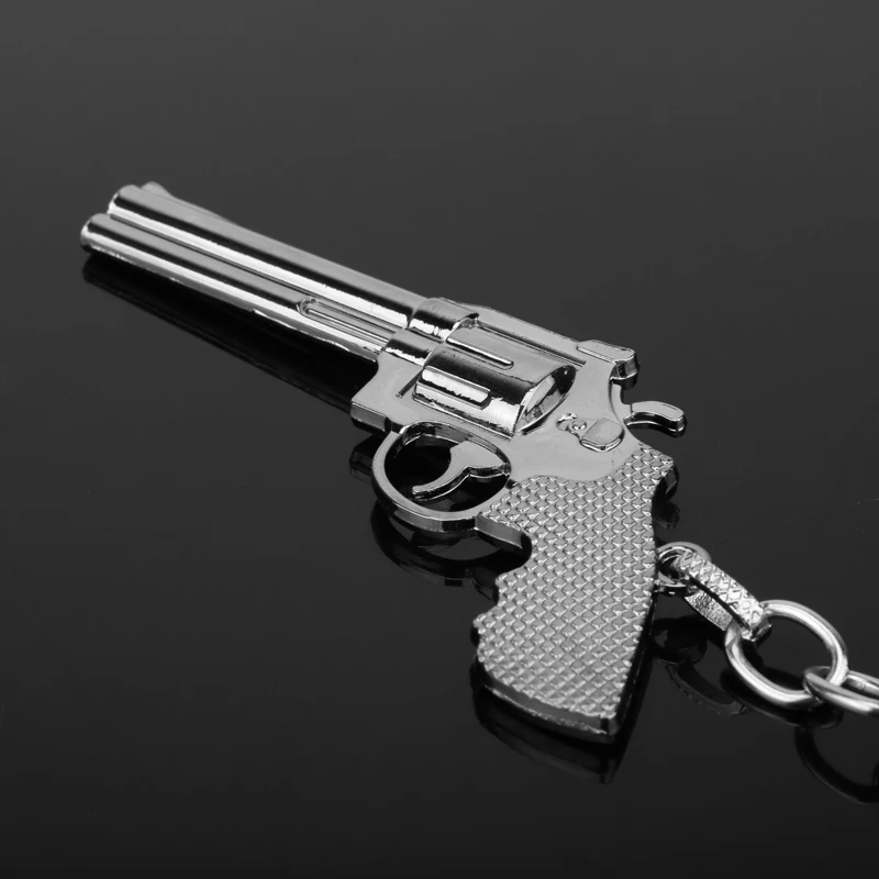 Dongsheng модный миниатюрный револьвер пистолет модная модель брелок для ключей - Фото №1