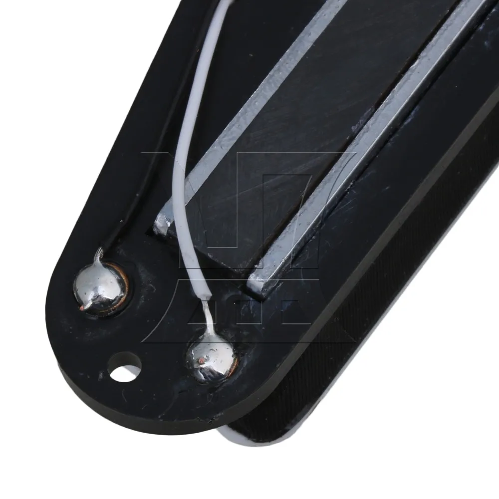 Yibuy белый H010W CR двойной рельсовый клинок звукосниматель 4 провода для
