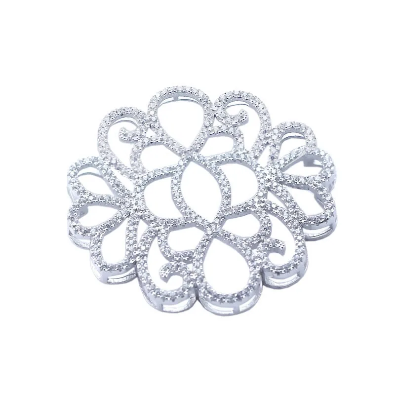 

Beadsnice 925 пробы Серебряный кулон с микрозакрепкой, подарок на день рождения 30137