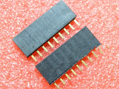 10 шт 1x9 Однорядный 9 контактный разъем PCB гнездовой 2 54 мм 1*9P|header 2.54mm|header femaleheader socket