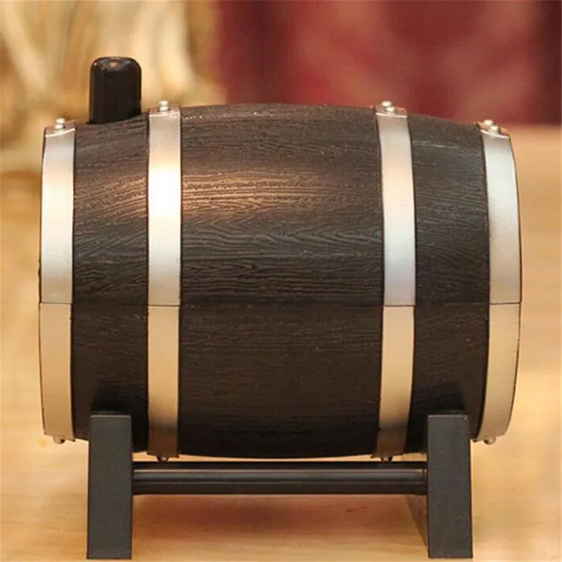 CTREE 1Pcs Fashion Creative Automatic Press Convenient Wine Barrel Plastic Toothpick Box Container Dispenser Holder Hot Sale C73 | Дом и сад