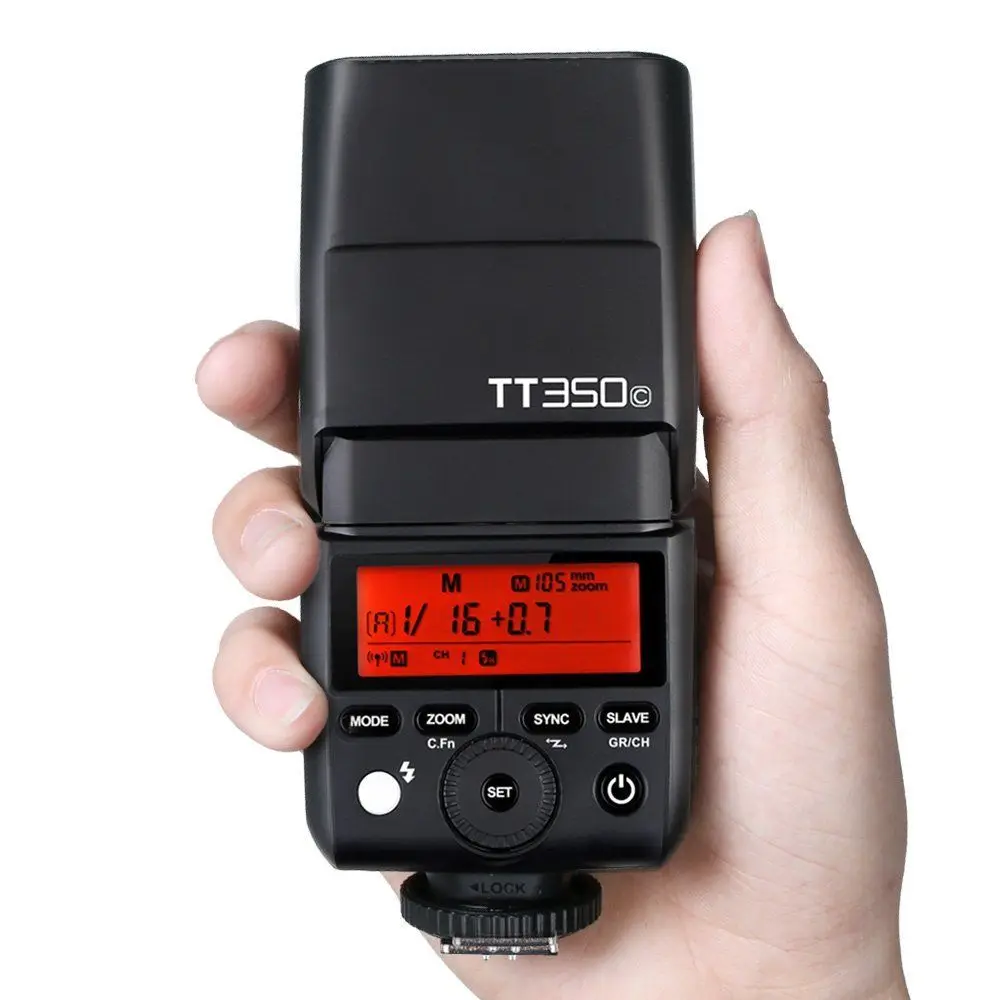 Godox TT350C GN36 2 4G TTL HSS мини Вспышка Speedlite + Xpro-C триггер передатчик для Canon 5D 6D 7D 1D 850D 800D