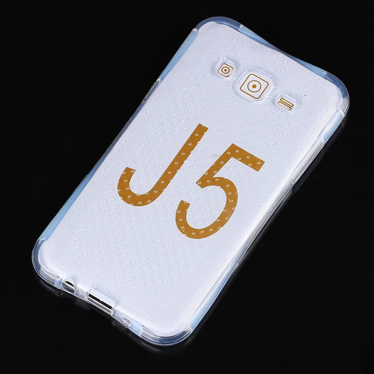 DHL 100 шт./лот ударопрочный ТПУ Прозрачный чехол для Samsung Galaxy J1 Ace/J1 Mini/J2/J3 J300/J5 J5000/J7