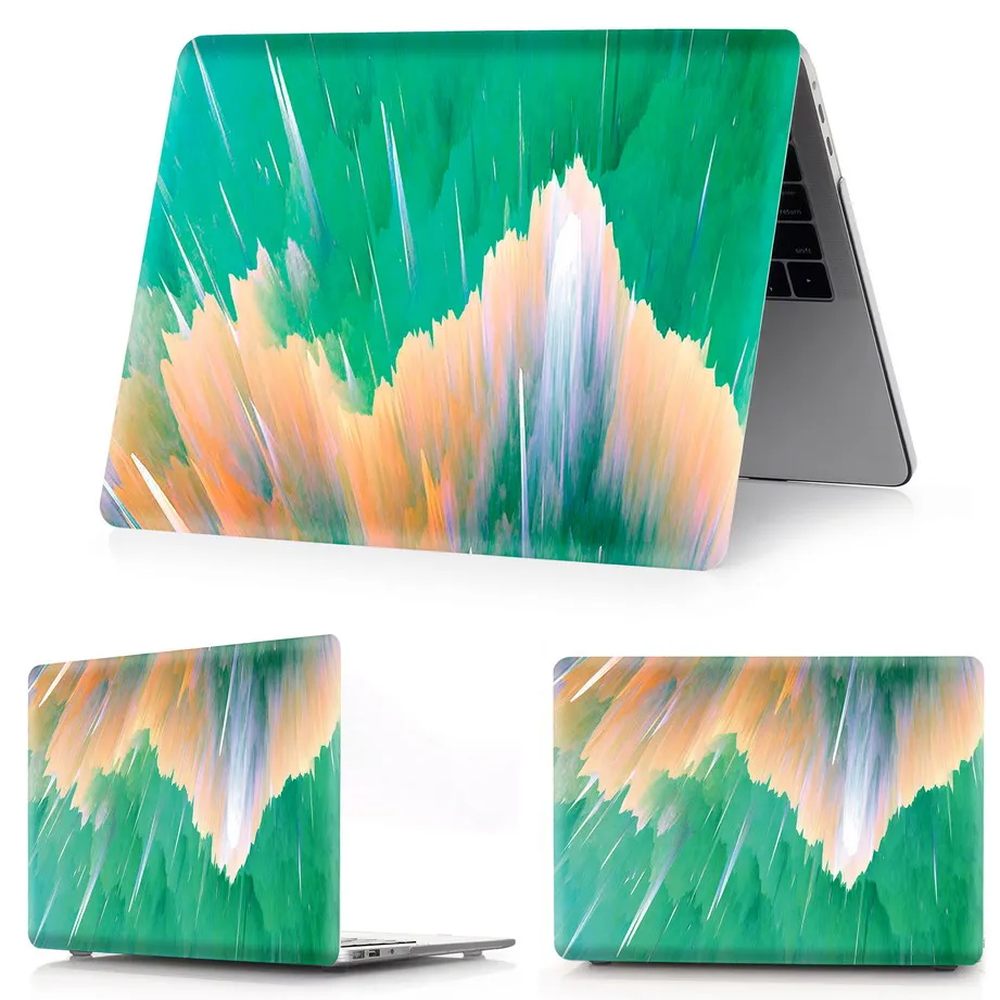 chenglv-green Цветной альбом для рисования чехол для Macbook Air 11 13 Pro retina 12 13 15 дюймов цвета сенсорная панель для New Pro 13 15 или New Air 13 - Цвет: chenglv-green