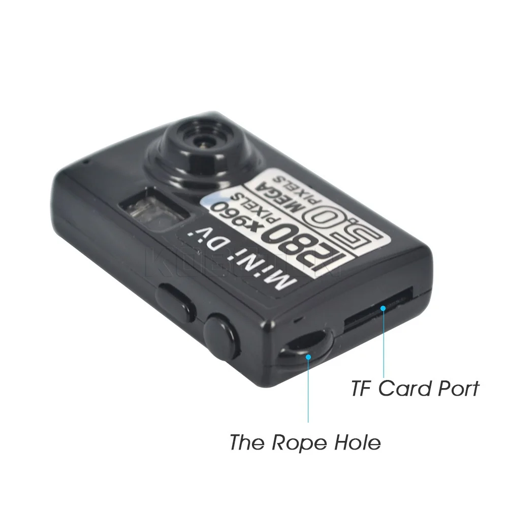 Маленький новый мини DV DVR 5MP HD Цифровая камера Видео Аудио Рекордер веб