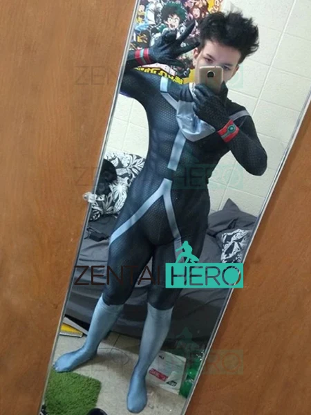 

3D Printed My Hero Academia Twice Cosplay Costume Spandex Boku no Hero Academia Twice Halloween Costume Jin Bubaigawara