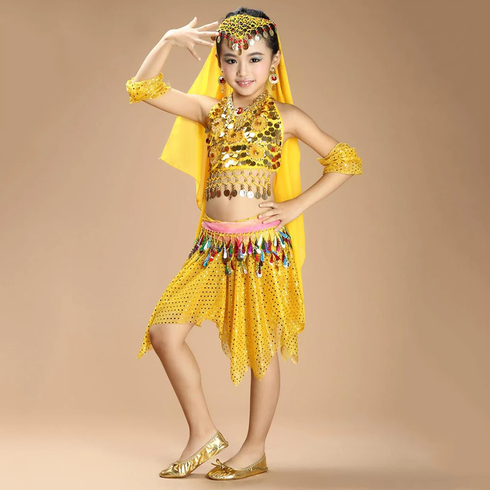 Оригинальные костюмы для танца живота детей бальные девочек Чача Румба Самба