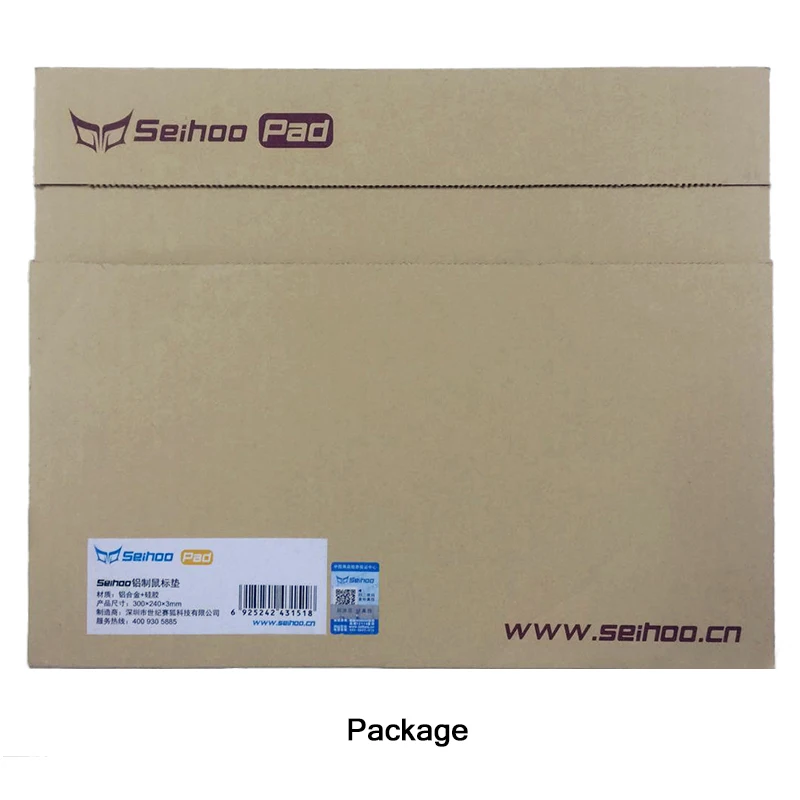 Анодированный алюминиевый сплав Гладкий коврик для мыши 240x20 0/300 мм жесткий