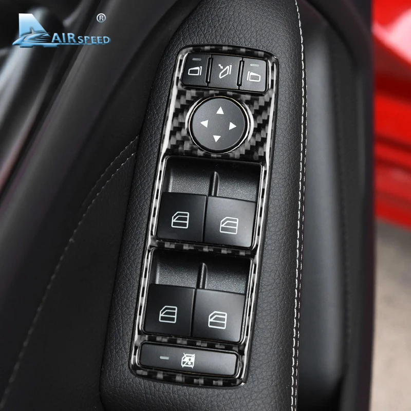 Airspeed для Mercedes Benz A B C E Class GLE GLA ML GL аксессуары из углеродного волокна наклейки
