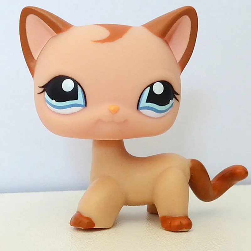 1024 Пет шоп стоячки lps pet shop лпс игрушки редкие кошечку стоячки собаки колли такса рождения Новому Году Подарок pet shop short hair cat original gift toys old rare stanchion dog collie dachshund - Цвет: 1024