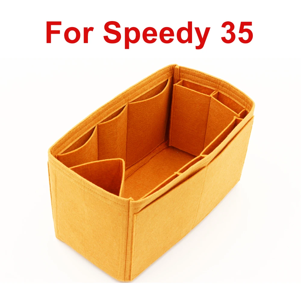 SPEEDY 25 30 35 войлочная тканевая сумка-Органайзер для макияжа сумочка-органайзер для путешествий Внутренний кошелек портативные косметички Never Full - Цвет: SPEEDY 35 Organizer