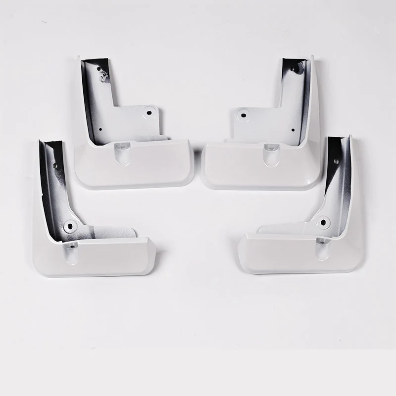 white 4pcs Специальный щиток изменение наружные передние и задние колеса из мягкого пластика файл грязи декор для плитки для Toyota Avalon - Цвет: white 4pcs