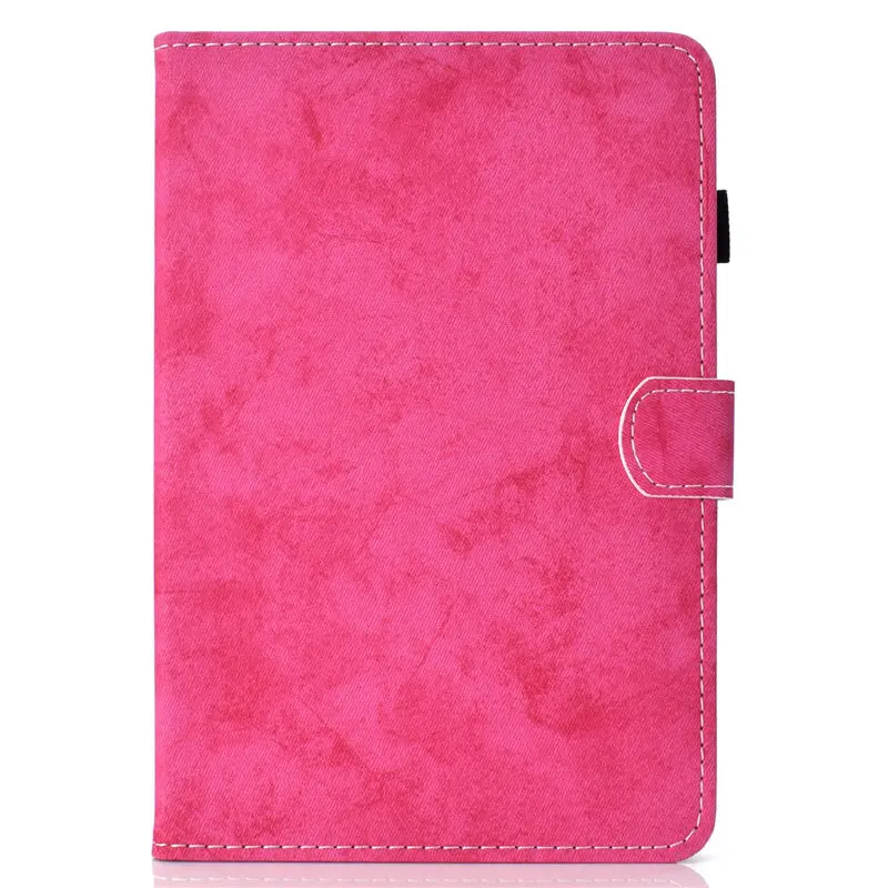 Rose red Универсальный чехол для планшета 7,", Чехол для электронной книги samsung Tab A T280, huawei T3 7,0, lenovo, чехол из искусственной кожи с подставкой - Цвет: Rose red