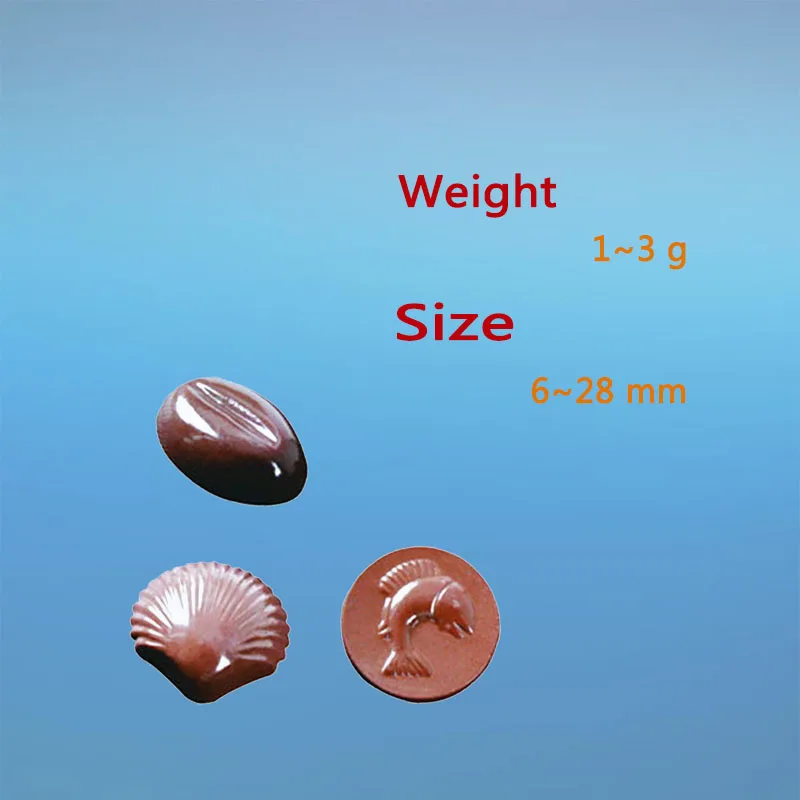 3 вида ракушек инструменты для украшения тортов поликарбонатная форма шоколада