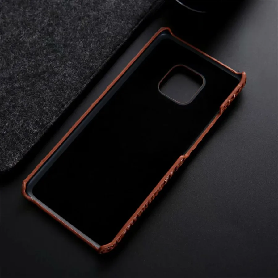 Чехол для Mate 20 Pro Жесткий Huawei X роскошные кожаные чехлы с крокодиловой головой Mate20