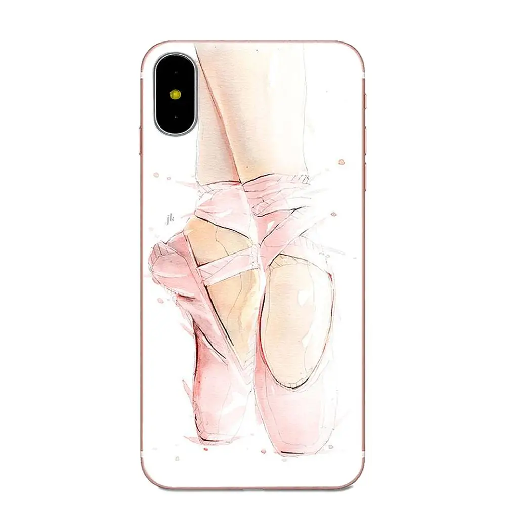 as picture Балет балерина балетные тапочки для Galaxy Alpha Core Note 2 3 4 S2 A10 A20 A20E A30 A40 A50 A60 A70 M10 M20 M30 - Цвет: as picture