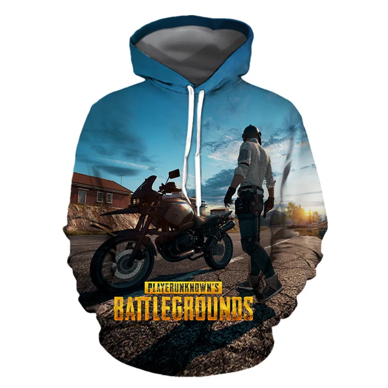 PUBG мужской и wo мужской костюм игры PUBG толстовки Косплей осень европейский и американский PUBG 3D печать куртка свитер с капюшоном - Цвет: 13