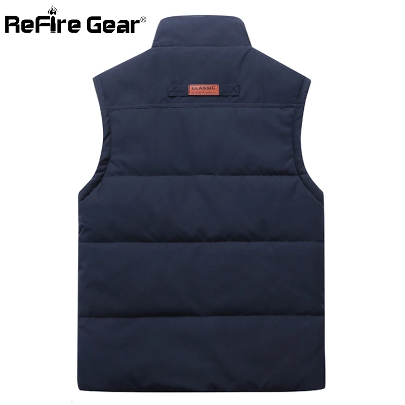 Refire Gear теплый зимний военный жилет Мужская Толстая флисовая куртка без рукавов