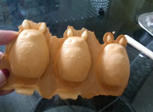 Автоматическая вафельница Totoro вафельная машина мультяшной формы электрическая