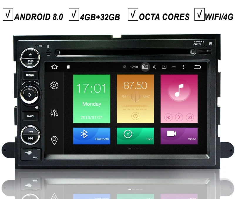Автомобильный DVD плеер на Android 8 0 с GPS для FORD EXPLORER F150 экспедиция FUSION ESCAPE MUSTANG радио