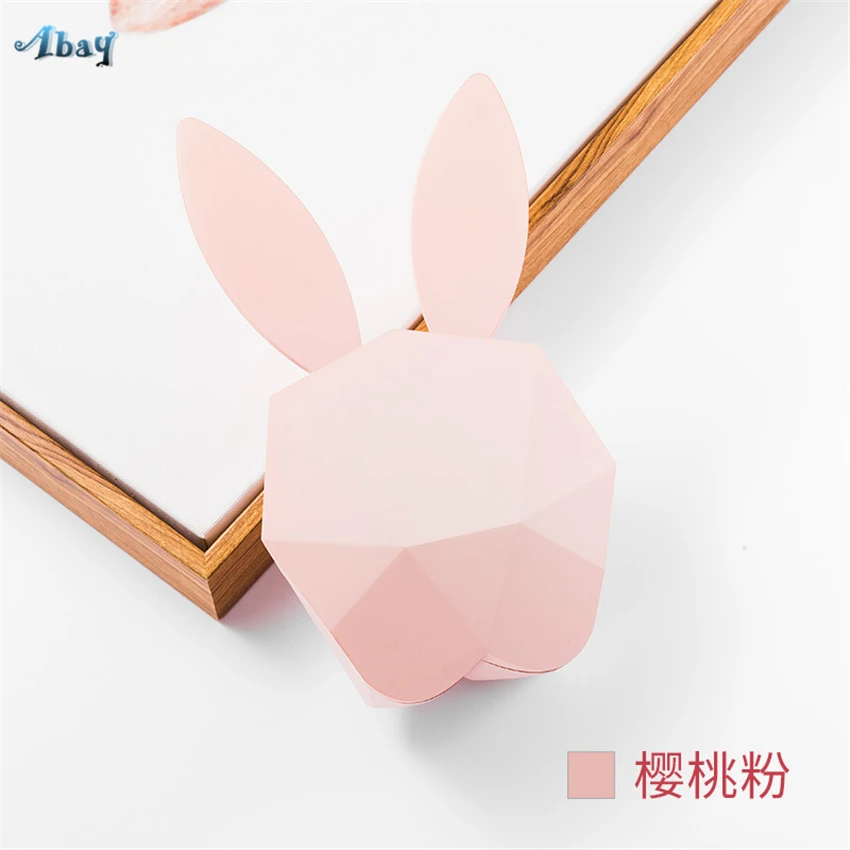 Pink Rabbit Night Lights Bedroom Bedside Lamps with Time Music Girl Children's Room Cute Birthday Lover Gift Kid LED | Лампы и