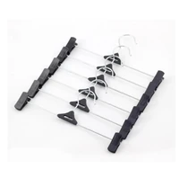5pcslot 29cm stainless steel plastic trousers rack anti wind and anti slip thickening underwear hanger