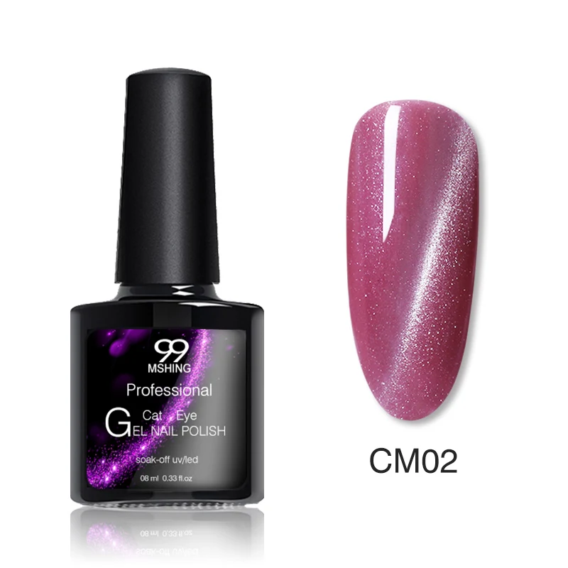 CM02 Mshing99 3D кошачий глаз Гель-лак для ногтей vernis Полупостоянный УФ-лак для маникюрный гель для ногтей праймер верхнее покрытие Гель-лак - Цвет: CM02